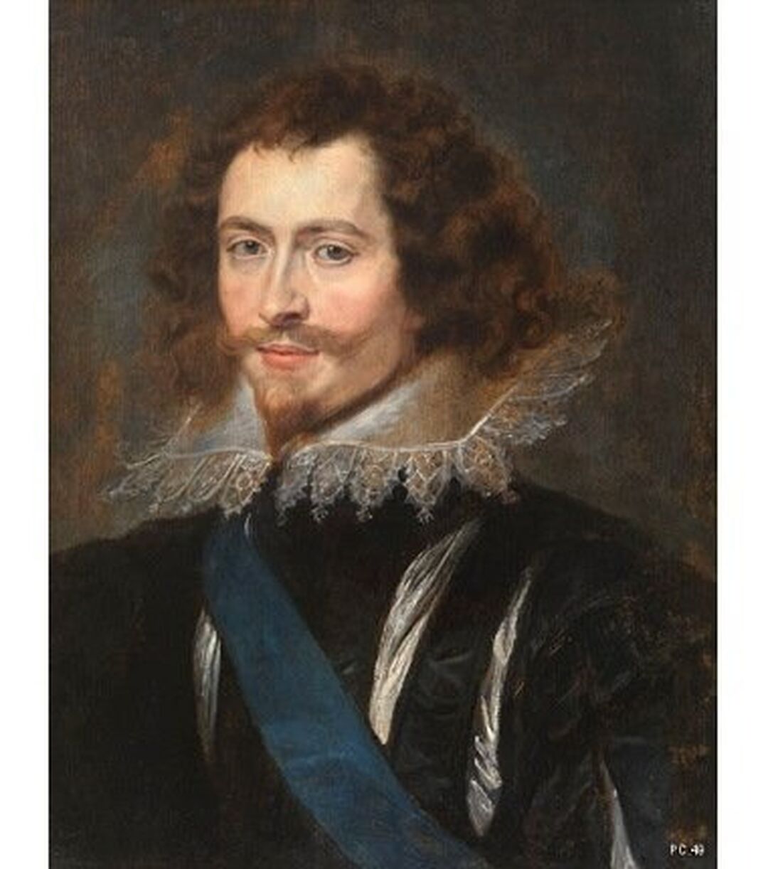 A painted portrait of George Villiers, First Duke of Buckingham